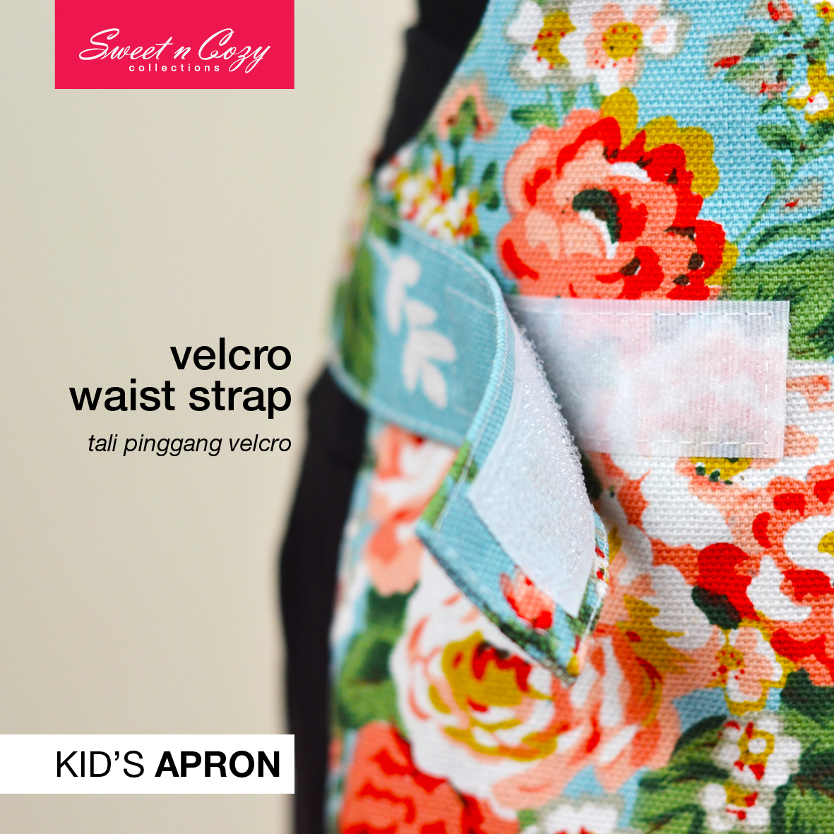 Kids Apron - 02 Velcro closure