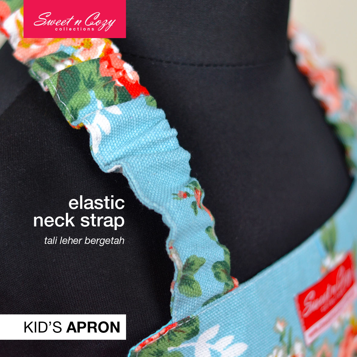 Kids Apron - 03 Elastic strap