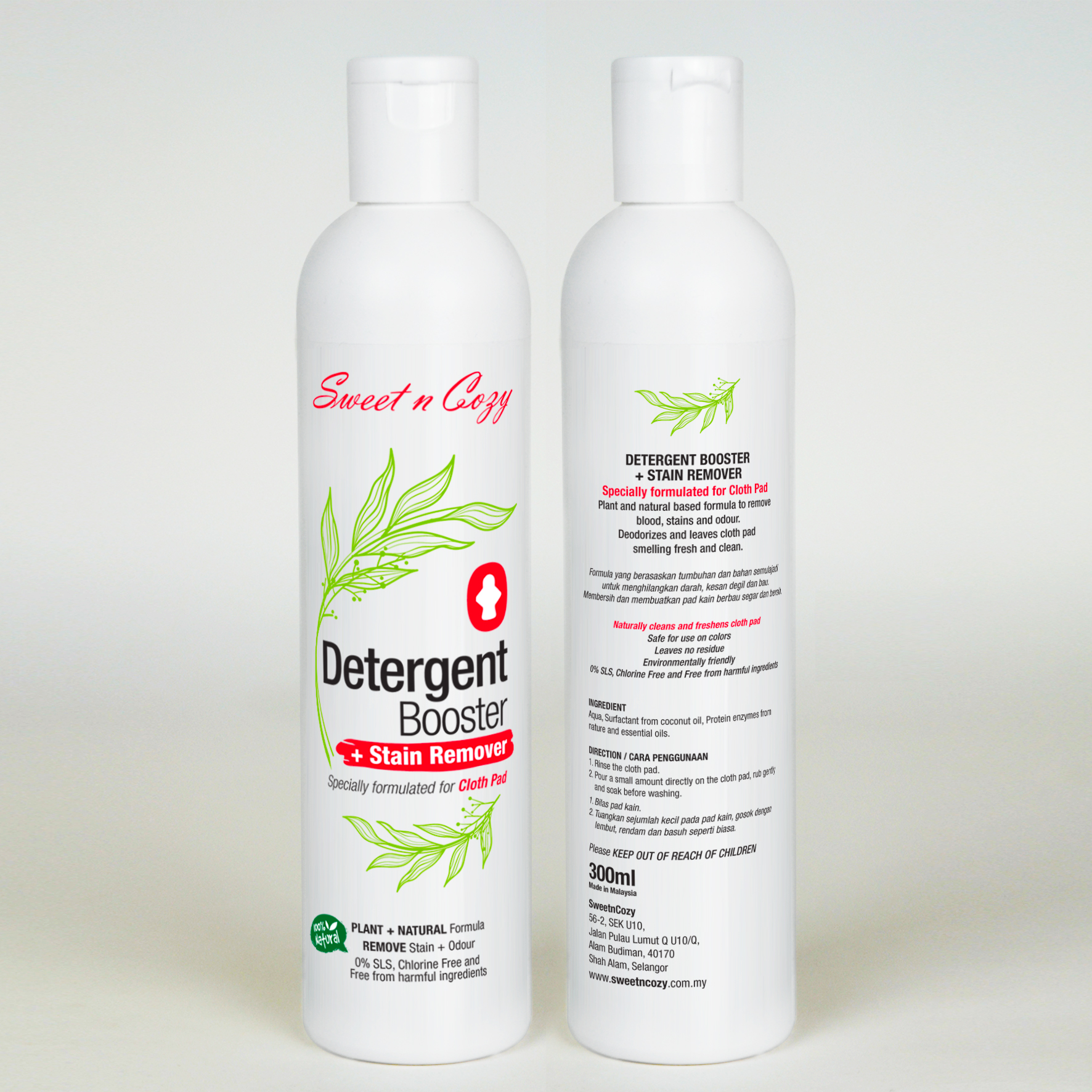 Detergent Booster + Stain Remover SweetnCozy