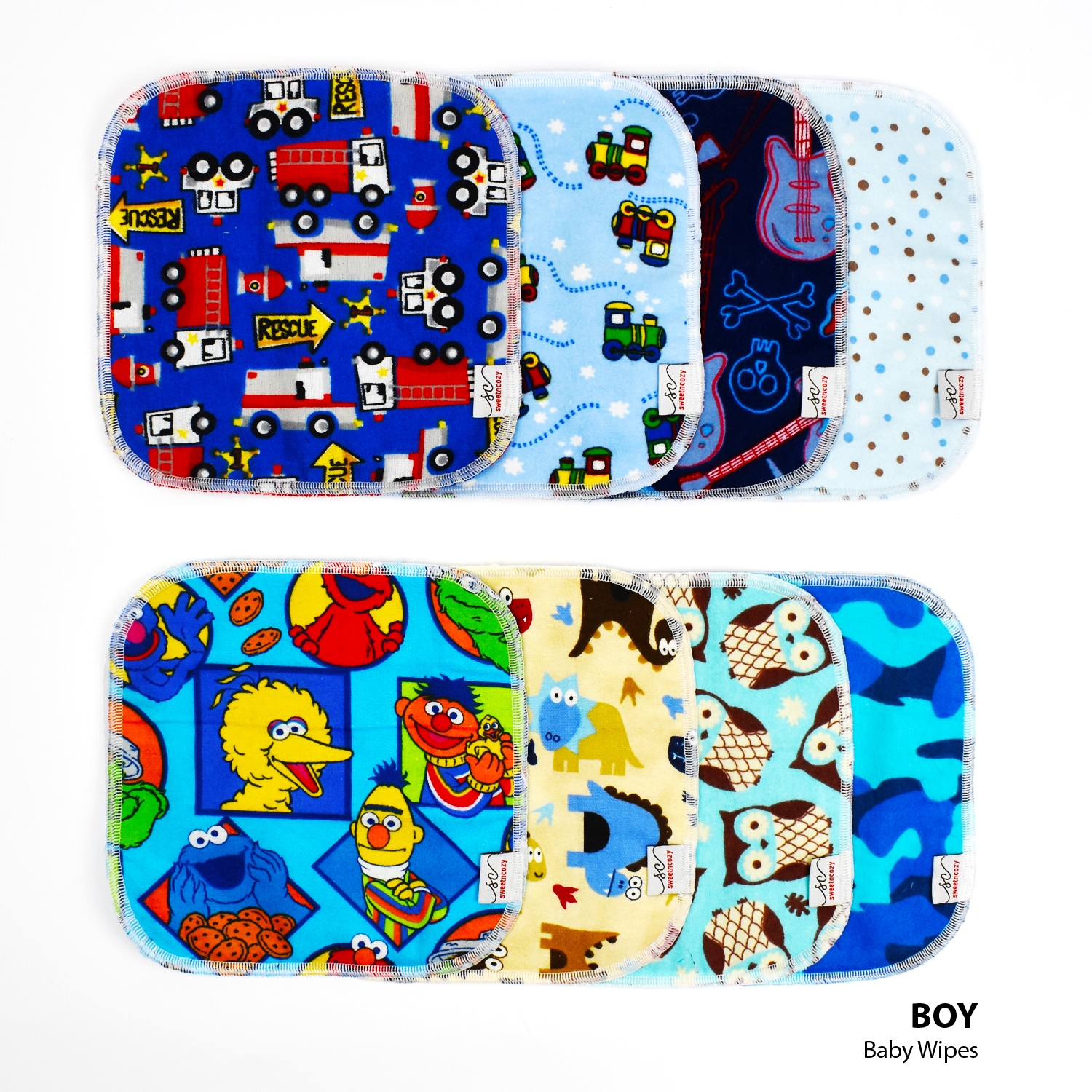Random BOY Baby Wipes - SweetnCozy